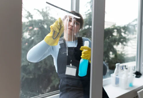 Nettoyage de vitres intérieures et extérieures à Vuillecin